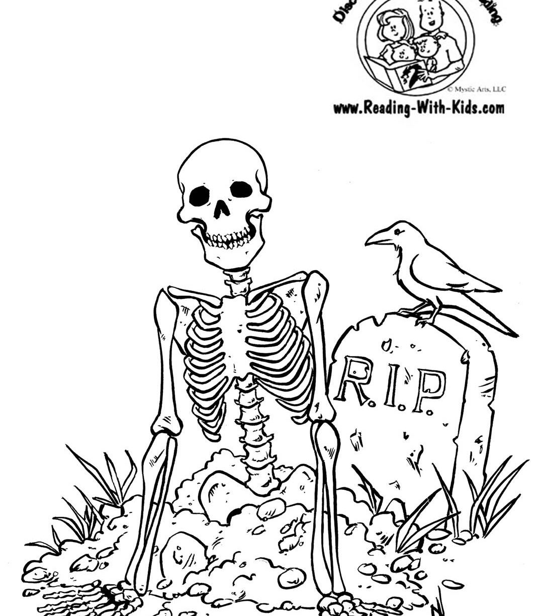 1080x1224 Free Printable Skeleton Coloring Pages For Kids Lovely Color Sheet