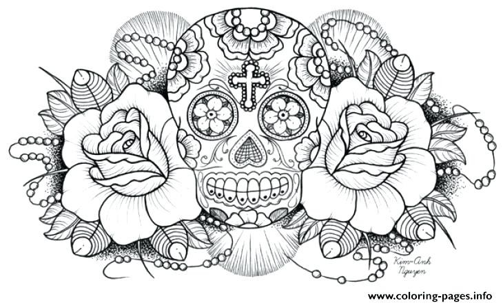 730x443 Printable Skull Coloring Pages Vanda