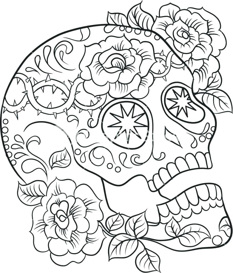 Sugar Skull Coloring Pages Free Skull Coloring Sheets Sugar Skull 818x960 Sugar Skull Coloring Pages Free Skull Coloring Sheets Sugar Skull