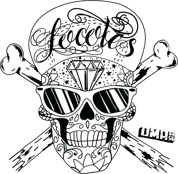 Sugar Skull Free Coloring Pages Gallery Skull Coloring Sheets 618x604 Sugar Skull Free Coloring Pages Gallery Skull Coloring Sheets