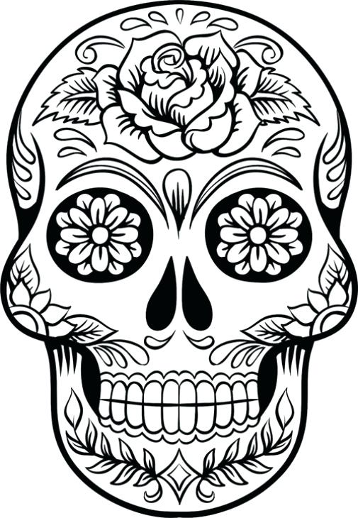 Hard Coloring Page Free Skull Coloring Pages Hard Coloring Page 505x730 Hard Coloring Page Free Skull Coloring Pages Hard Coloring Page