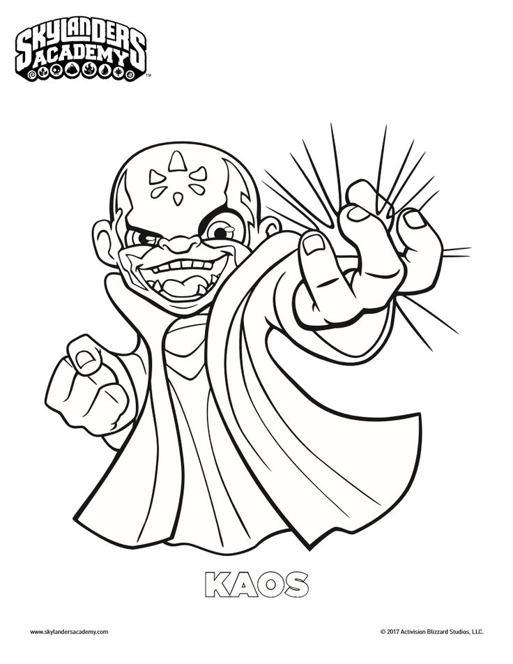 Free Skylanders Kaos Coloring Page Printable Coloring Pages 736x952 Free Skylanders Kaos Coloring Page Printable Coloring Pages