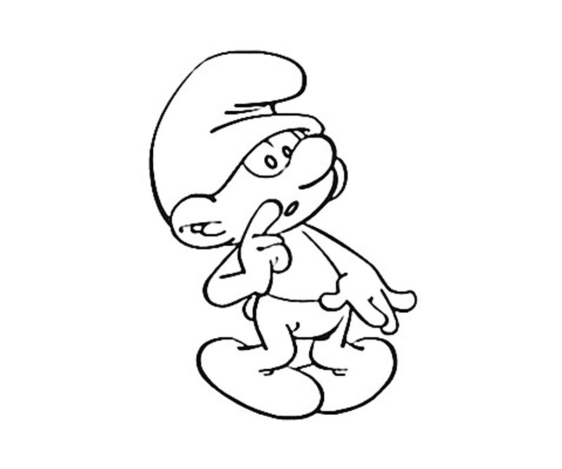 800x667 Printable Smurf Coloring Pages Coloring Me