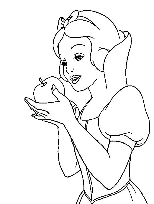 Snow White Coloring Page Snow White Color Pages Snow White 522x692 Snow White Coloring Page Snow White Color Pages Snow White