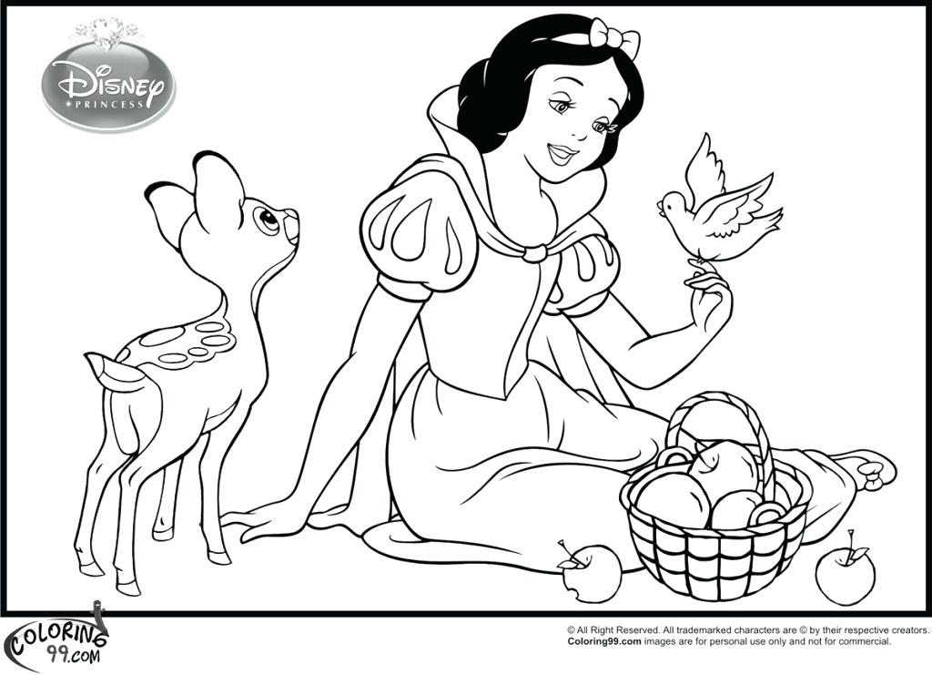 Snow White Coloring Pages Free Snow White Coloring Pages Snow 1024x741 Snow White Coloring Pages Free Snow White Coloring Pages Snow
