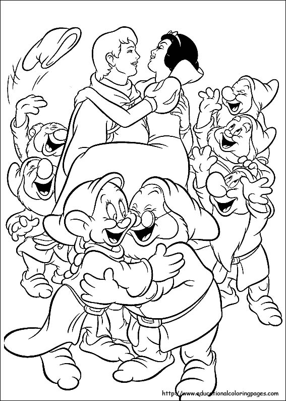 Snow White Coloring Pages Free For Kids 567x794 Snow White Coloring Pages Free For Kids