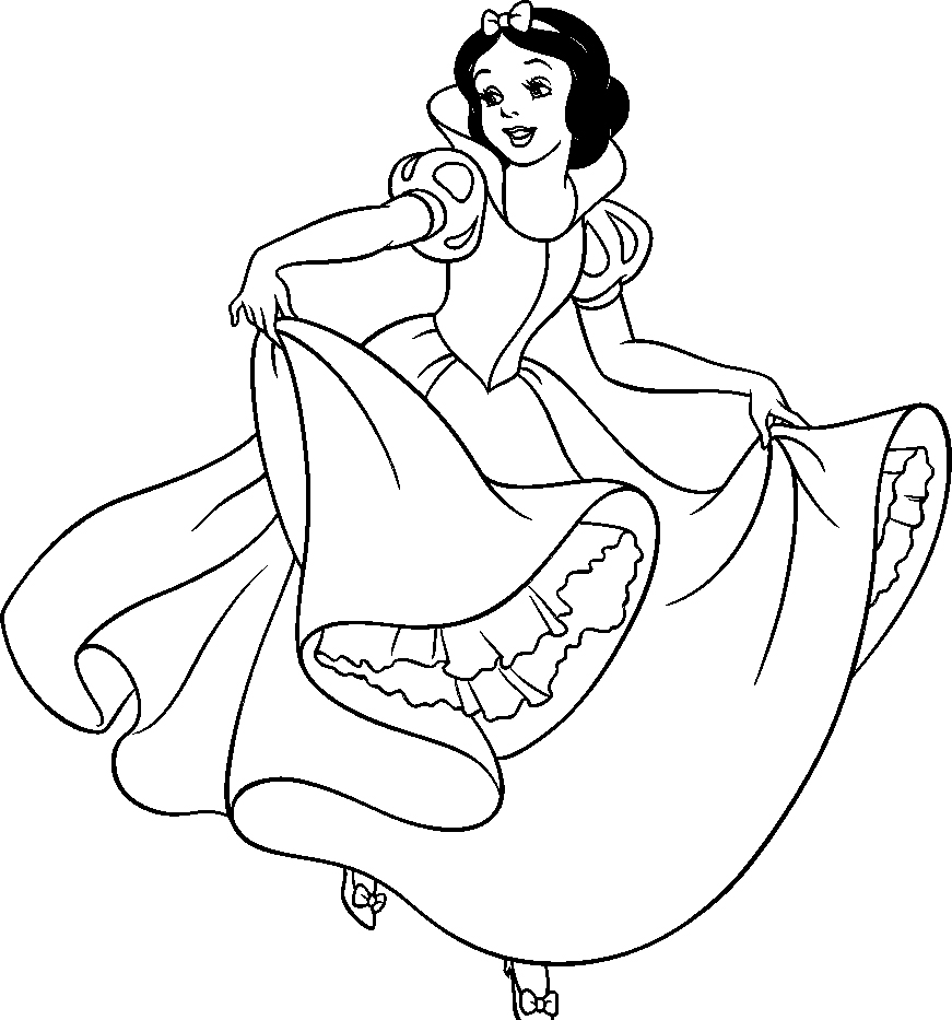 Snow White Coloring Pages Free Timykids 871x933 Snow White Coloring Pages Free Timykids