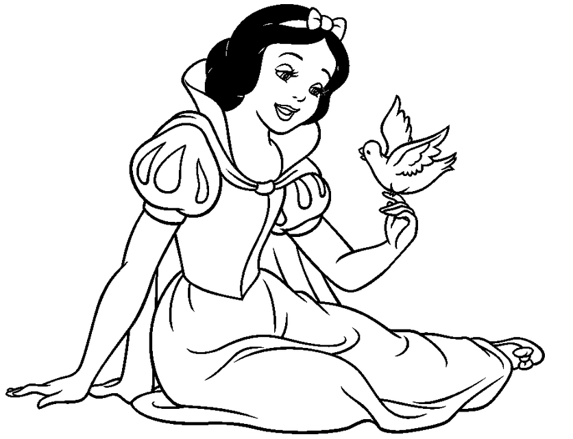 Snow White Coloring Pages Free To Print Top 20 Free Printable Snow 836x641 Snow White Coloring Pages Free To Print Top 20 Free Printable Snow