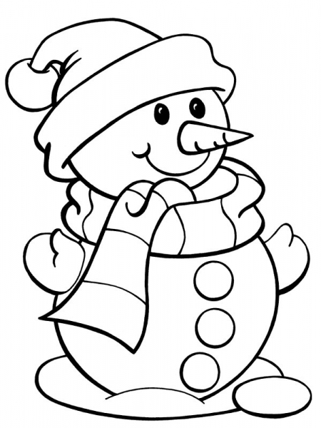 The Amazing Beautiful Free Printable Snowman Coloring Pages 450x600 The Amazing Beautiful Free Printable Snowman Coloring Pages