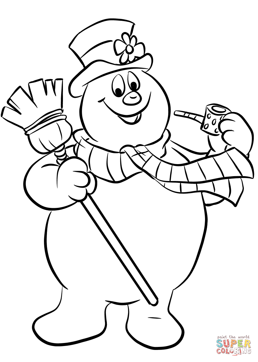 Better Snowman Coloring Page Frosty The Free Printable Pages In 0 857x1200 Better Snowman Coloring Page Frosty The Free Printable Pages In 0
