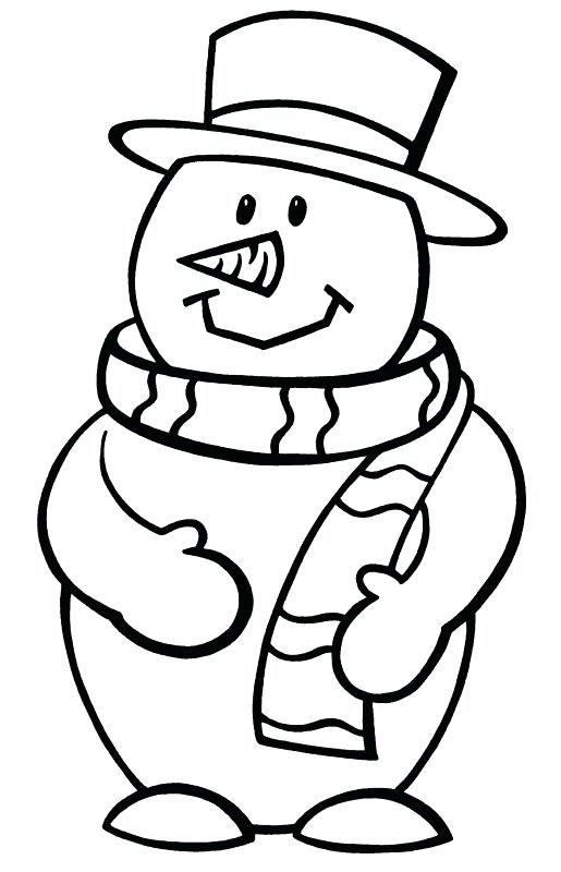 Cute Snowman Colouring Pages Sizable Coloring Page Free Printable 515x800 Cute Snowman Colouring Pages Sizable Coloring Page Free Printable