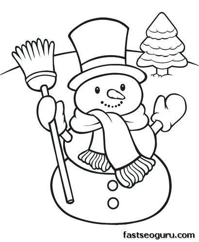 Free Snowman Coloring Pages To Print Plus Snowman Coloring Pages 410x500 Free Snowman Coloring Pages To Print Plus Snowman Coloring Pages