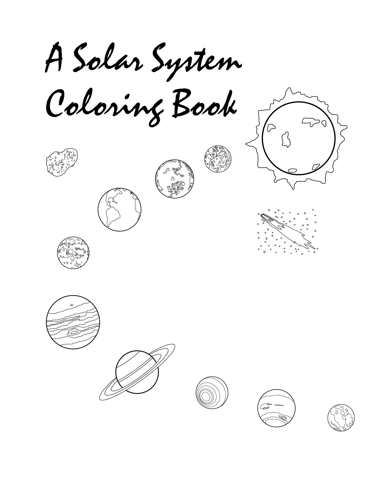 1275x1650 Planets Coloring Pages Coloringsuite To Print