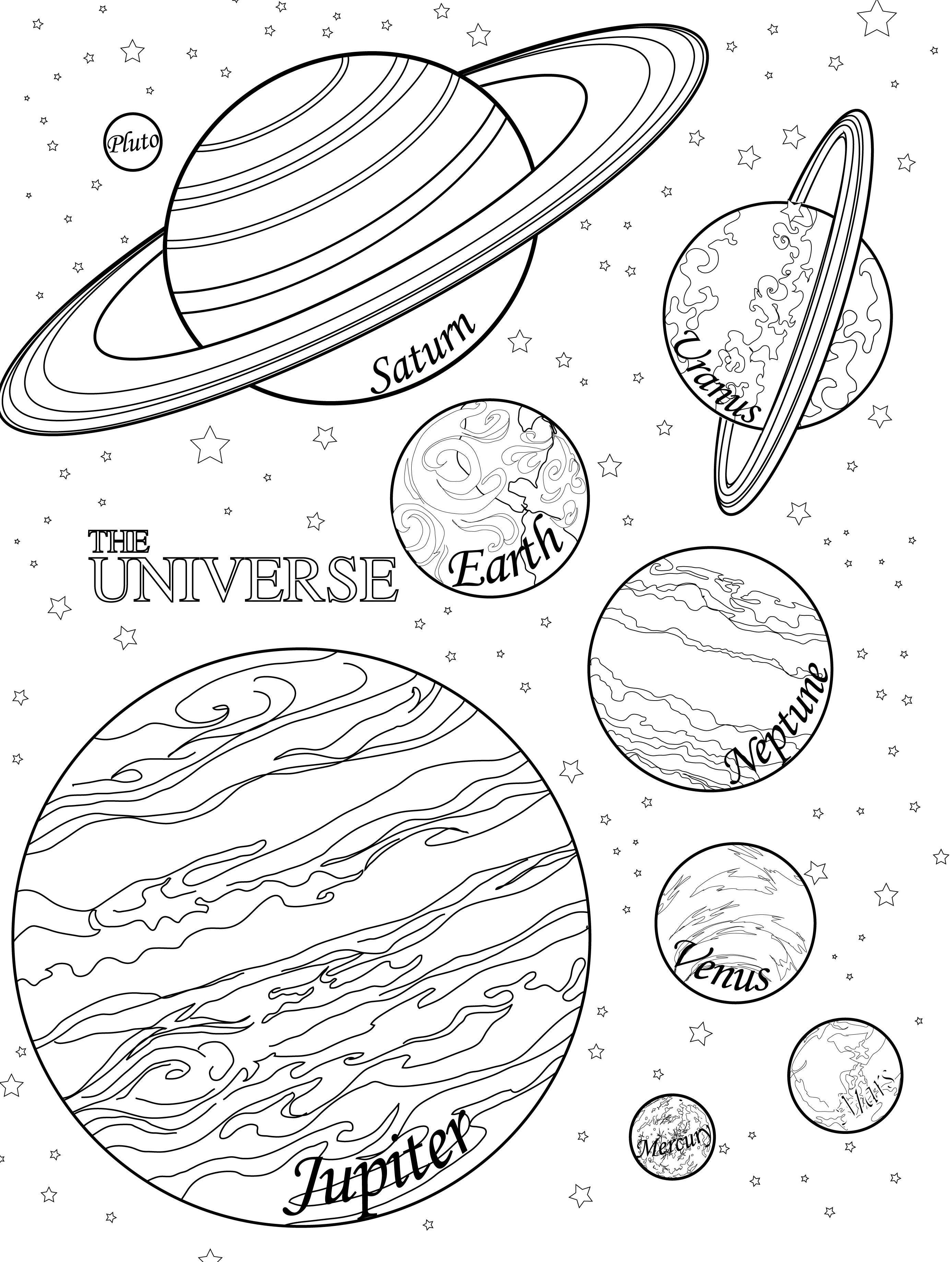 2775x3675 Solar System Coloring Pages New Valuable Design Solar System