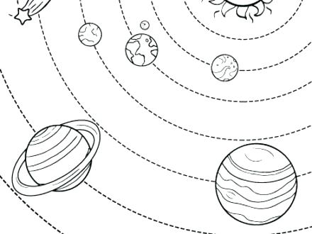 440x330 Solar System Coloring Pages
