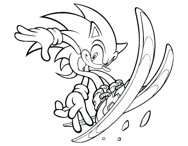 618x478 Super Sonic Coloring Pages Free Sonic Coloring Pages Amazing