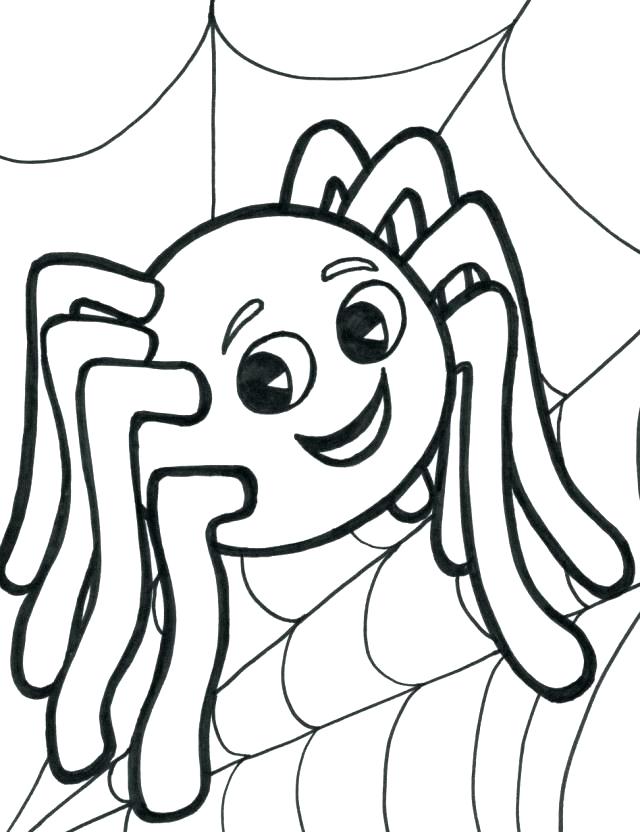 Spider Monkey Coloring Pages Spider Coloring Pages Cute Spider 640x832 Spider Monkey Coloring Pages Spider Coloring Pages Cute Spider