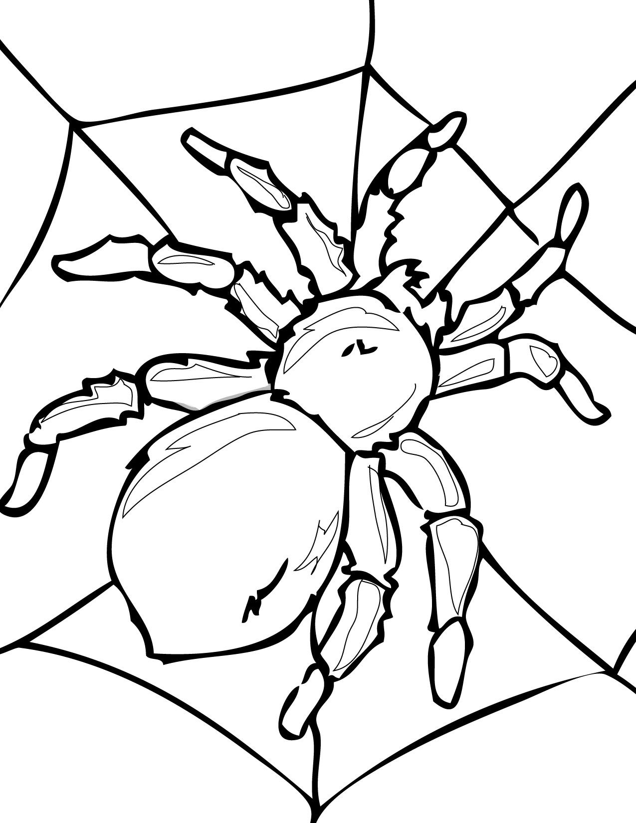 Spider Coloring Pages For Kids Noah Spider, Free 1275x1650 Spider Coloring Pages For Kids Noah Spider, Free