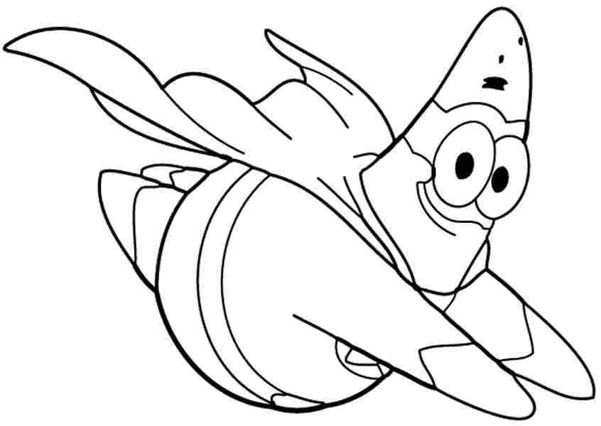 846x600 Patrick Coloring Pages