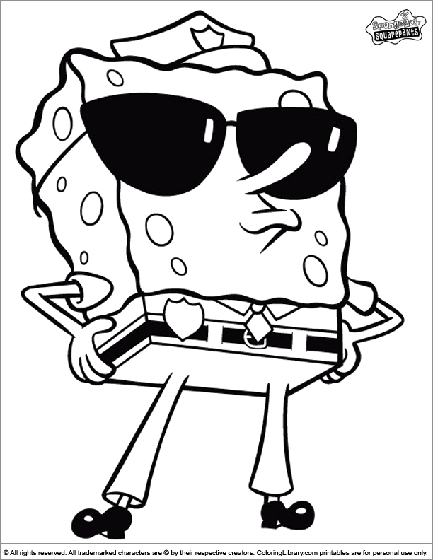612x792 Spongebob Coloring Page My Favorite Trips Free