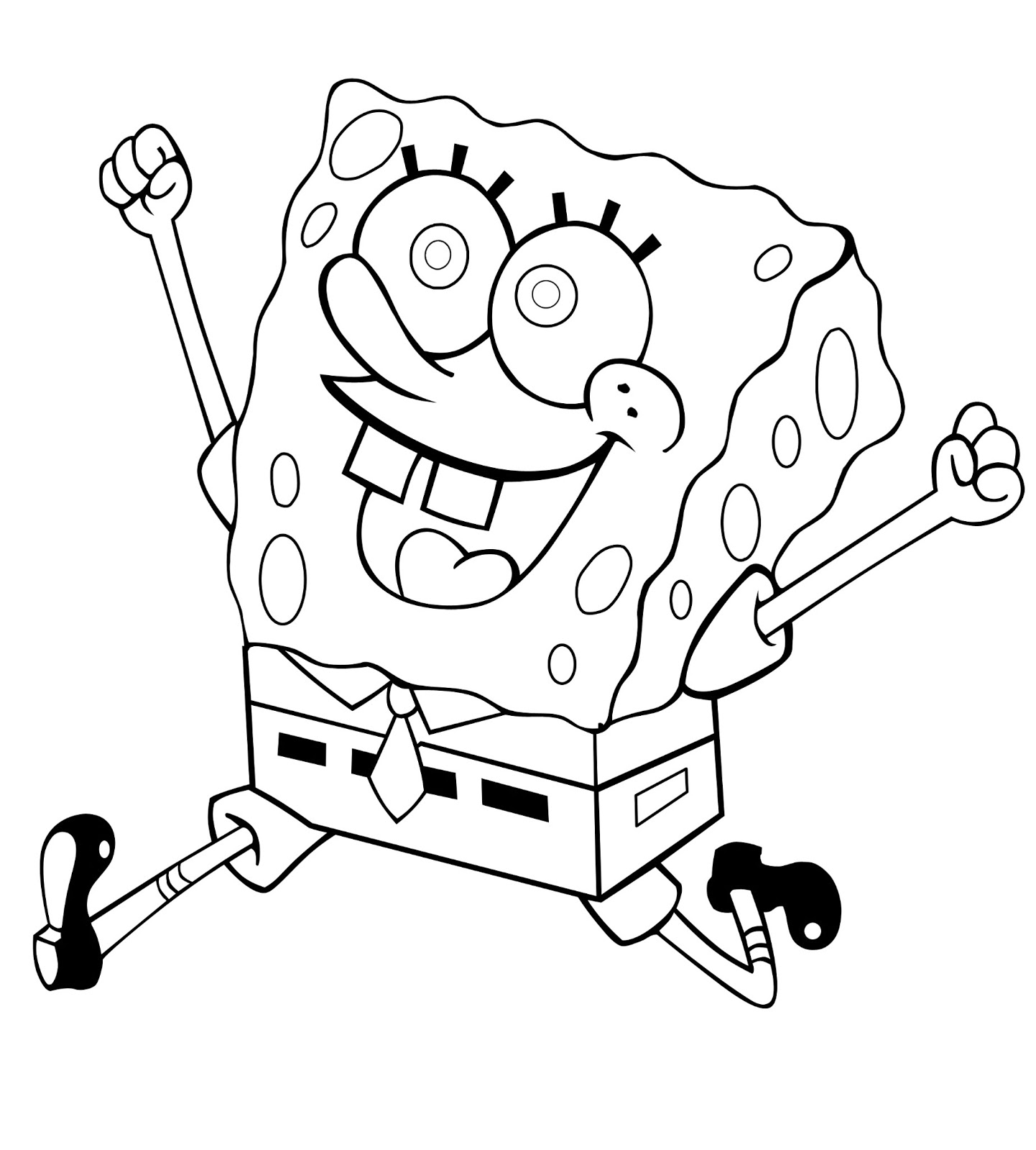 1442x1600 Spongebob Squarepants Coloring Pages Free Coloring Pages For Kids