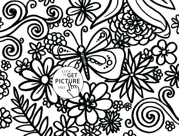 618x469 Color Pages For Adults To Print Also Rose Bouquet Coloring Page