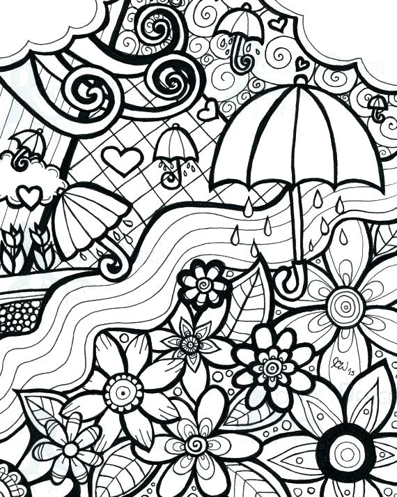 570x713 Spring Coloring Pages Free Cliptext.co