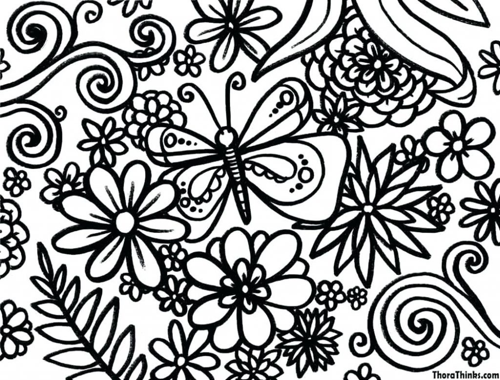 1024x778 Fine Free Spring Coloringagesrintable Imagination