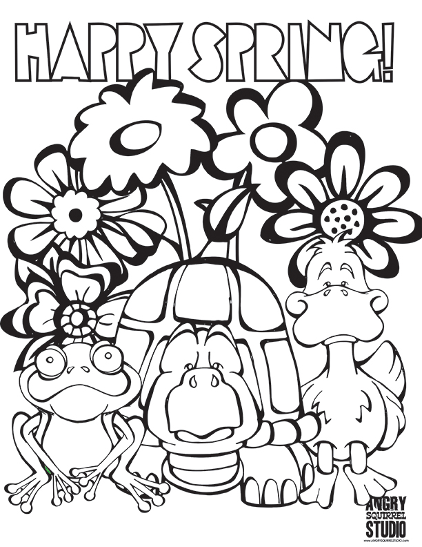 612x792 Free Spring Colouring Pages Free Coloring Page