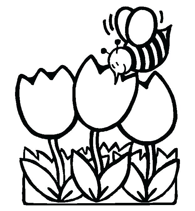 622x674 Free Spring Coloring Pages Or Spring Coloring Pictures Spring