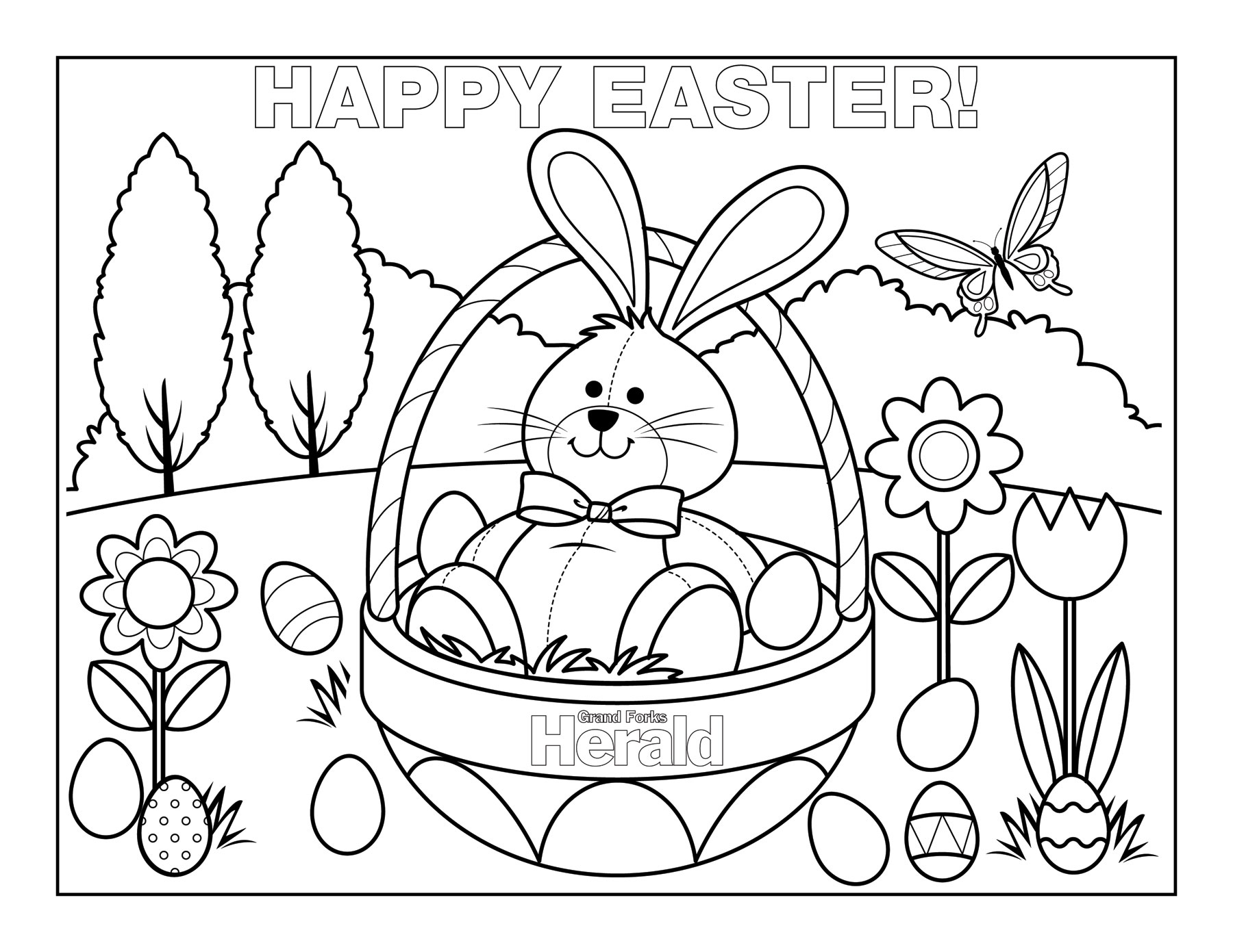 1800x1391 Free Spring Coloring Pages Fresh Happy Easter Coloring Pages Free