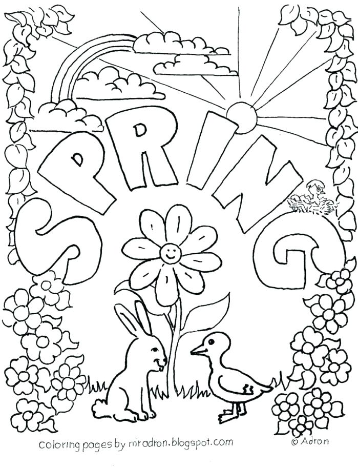 699x911 Free Spring Coloring Pages Spring Coloring Page Llama Free Spring