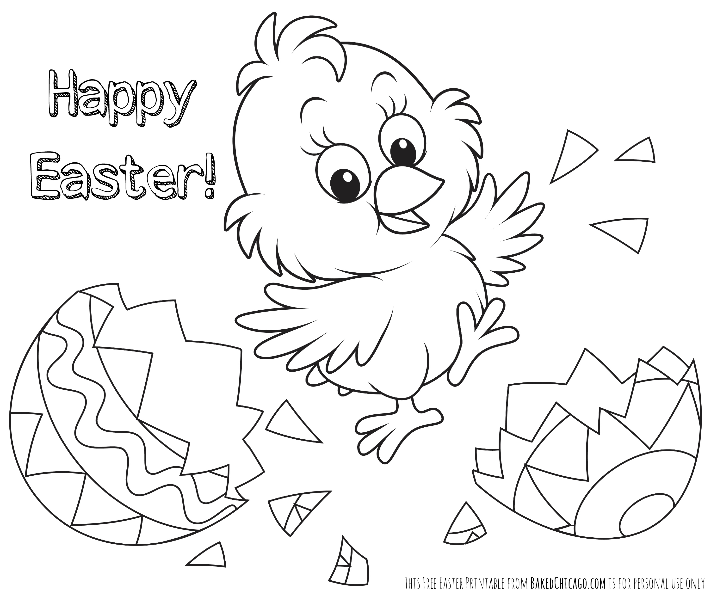 Free Spring Easter Coloring Pages at GetColorings.com | Free printable ...