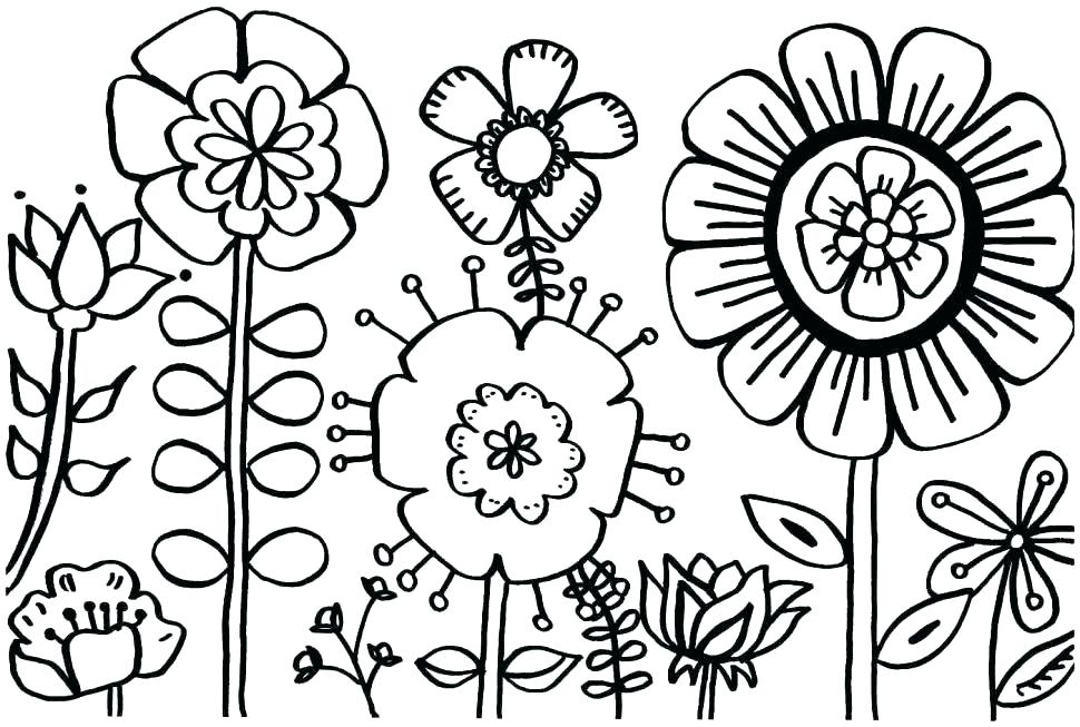 970x653 Free Spring Color Sheets Free Spring Coloring Pages With Holiday