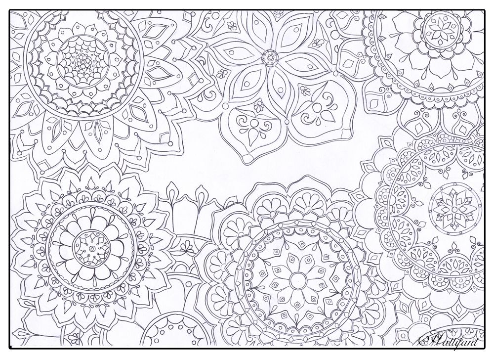 Stress Relief Mandala Flowers 1000x724 Stress Relief Mandala Flowers
