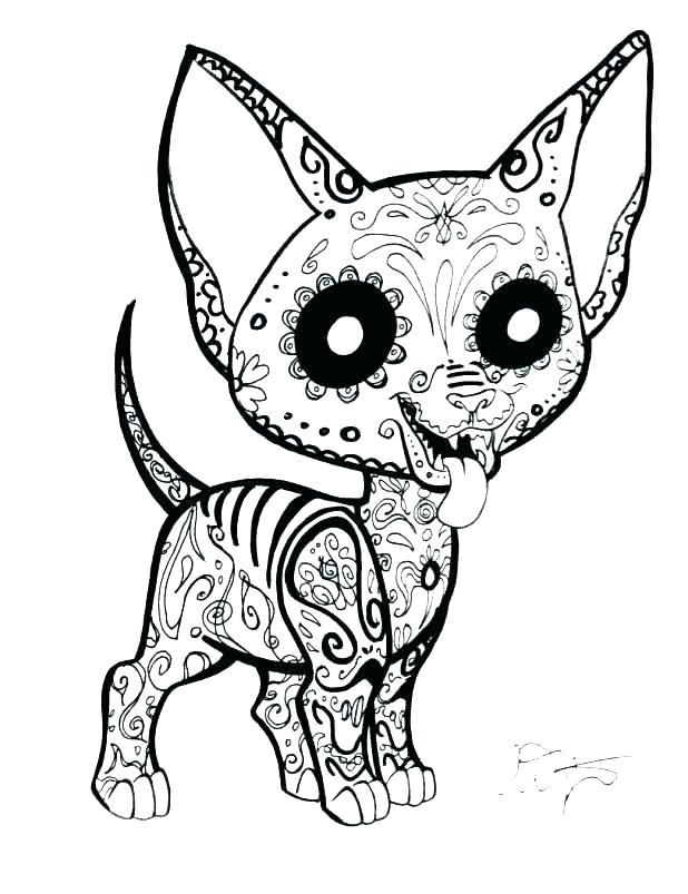 Coloring Pages Sugar Skulls 618x803 Coloring Pages Sugar Skulls