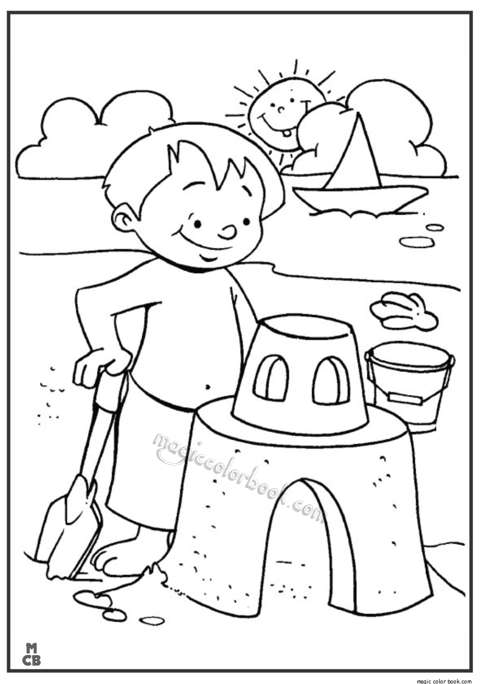 Free Summer Coloring Pages Kids 945x1344 Free Summer Coloring Pages Kids