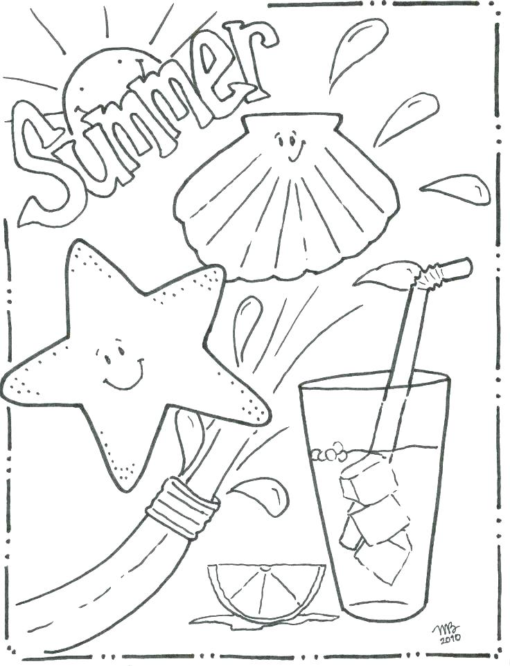 Free Summer Coloring Pages Online Coloring Sheets For Summer Free 736x962 Free Summer Coloring Pages Online Coloring Sheets For Summer Free