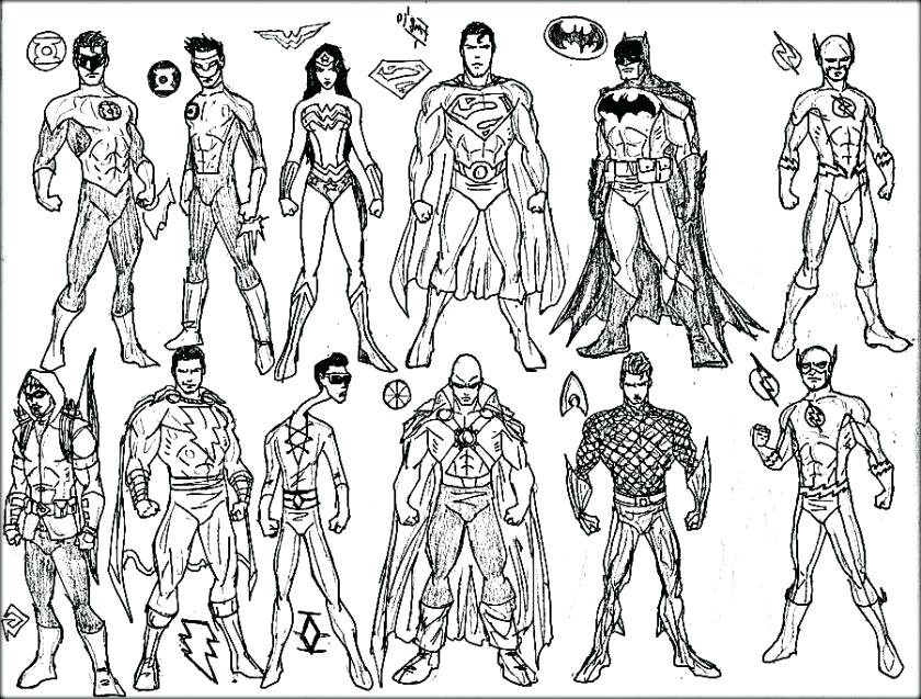 Superheroes Coloring Pages Free Superhero Coloring Pages 840x637 Superheroes Coloring Pages Free Superhero Coloring Pages