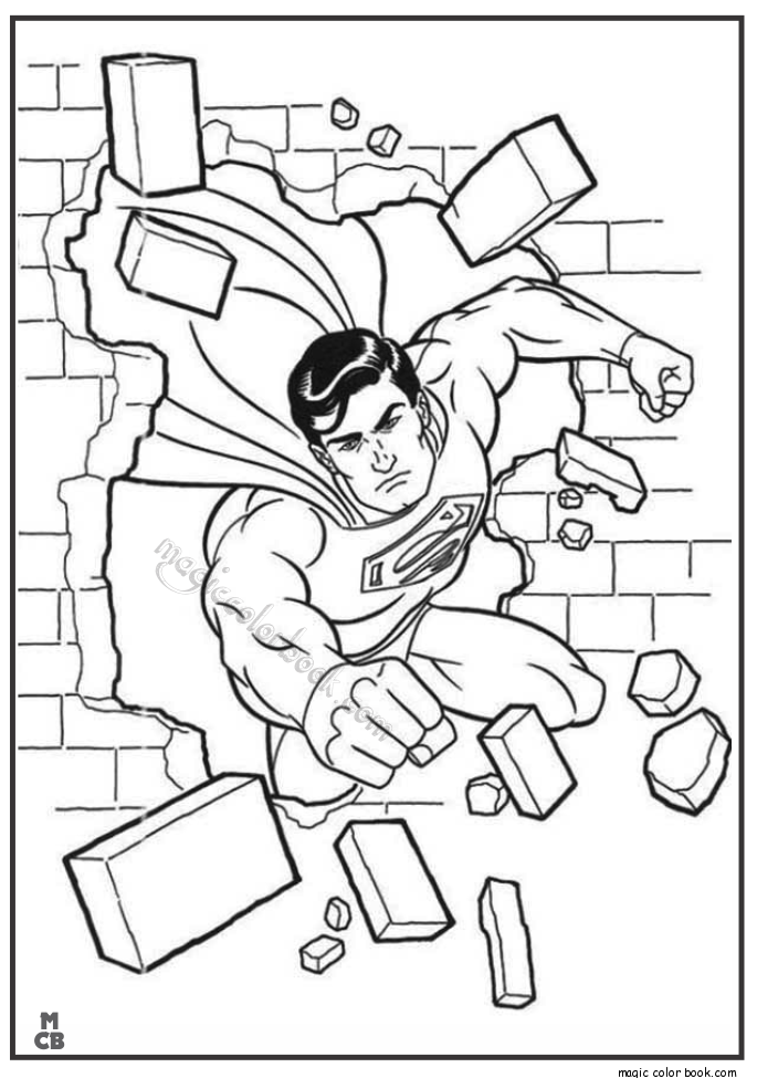 685x975 Superman Coloring Pages Printable 22