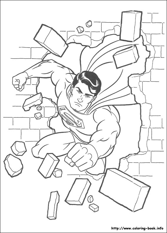 567x794 Superman Coloring Pages On Coloring