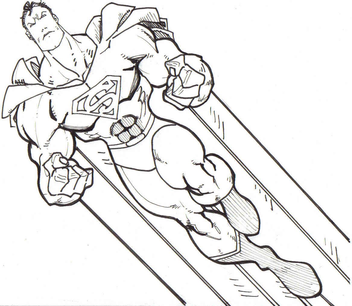 1167x1015 Free Superman Coloring Pages With Printable Superman Coloring