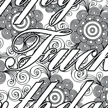 Good Adult Swear Word Coloring Pages And Printable Adult Coloring 354x354 Good Adult Swear Word Coloring Pages And Printable Adult Coloring