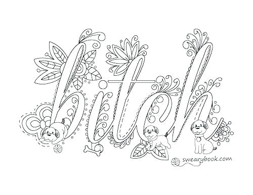 Swear Word Coloring Pages Printable And Elegant Swear Coloring 500x386 Swear Word Coloring Pages Printable And Elegant Swear Coloring