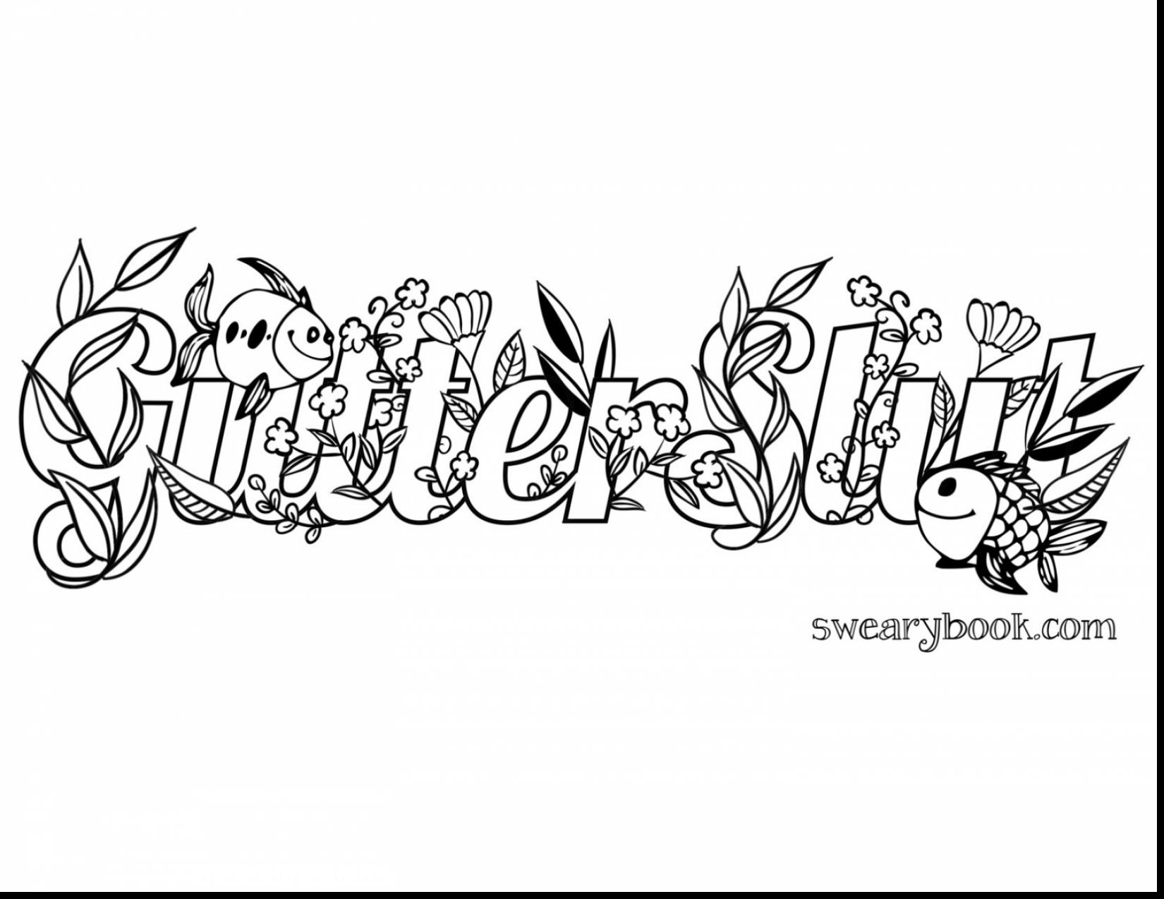 Stunning Design Swear Word Coloring Pages Printable Free Download 1650x1274 Stunning Design Swear Word Coloring Pages Printable Free Download