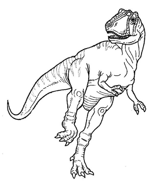 Ancient Animal T Rex Coloring Page Color Luna 600x734 Ancient Animal T Rex Coloring Page Color Luna