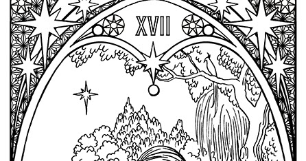 446x234 Juice Tarot Cards Coloring Book