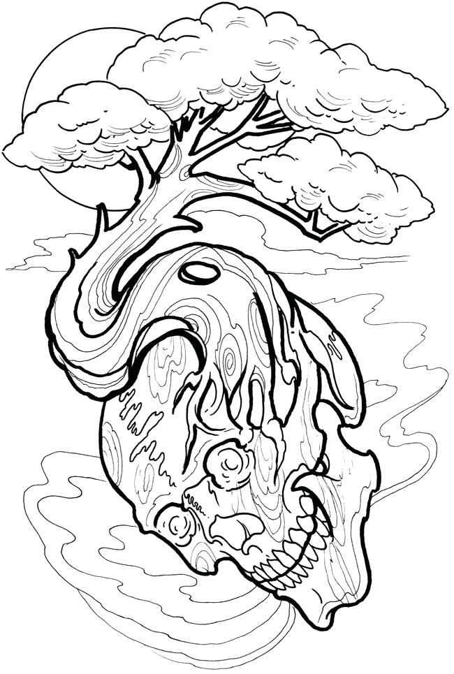 650x965 Tattoo Design Coloring Pages