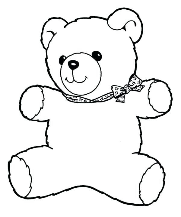 600x718 Coloring Page Free Bear Coloring Pages Coloring Page Christmas