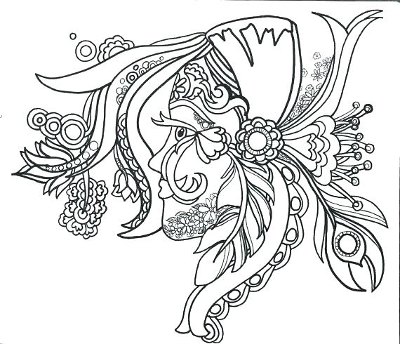 Simple Therapeutic Coloring Pages Pictures Style Clothing 570x490 Simple Therapeutic Coloring Pages Pictures Style Clothing